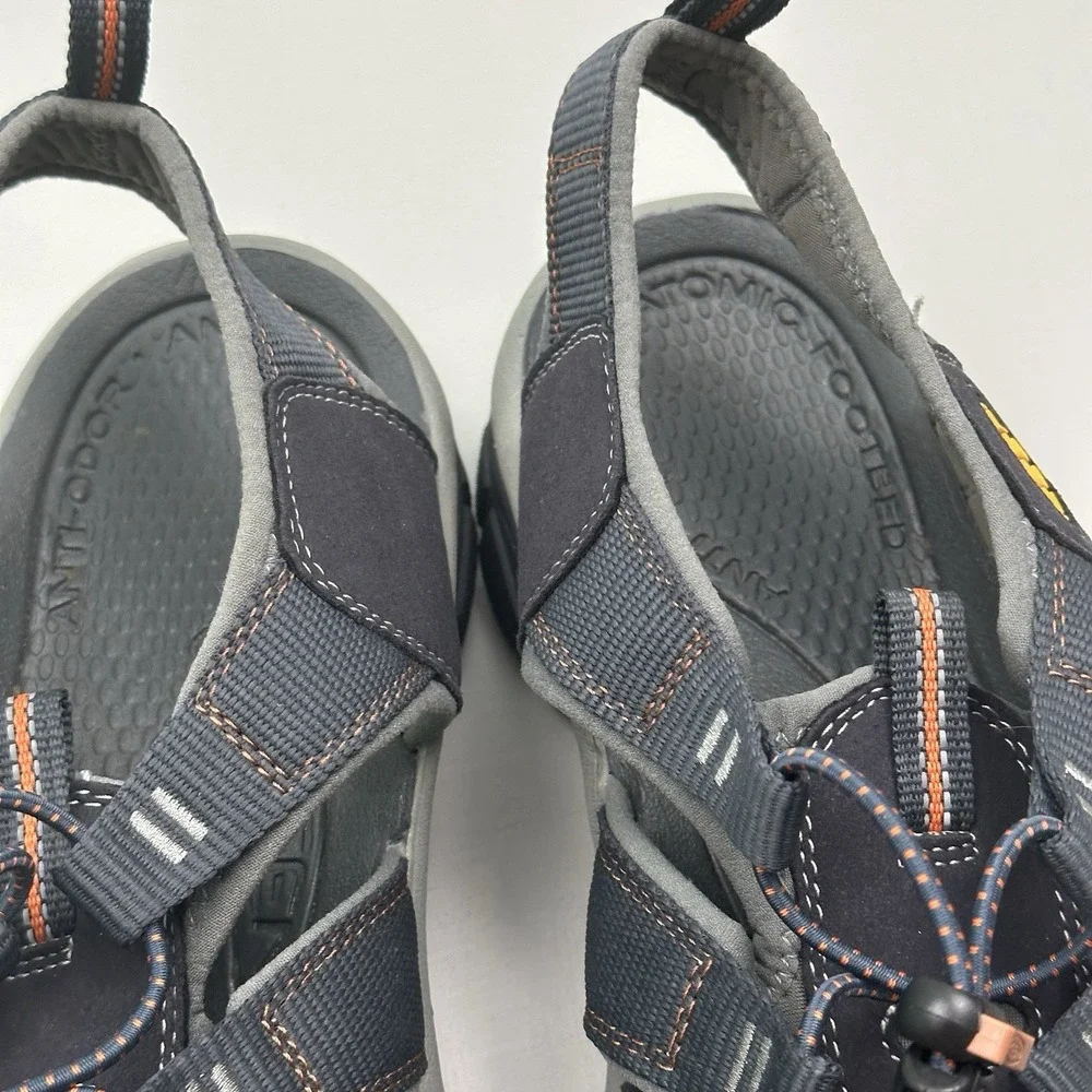 KEEN Newport H2 Water Sandals Men 13 India Ink Rust Black Gray Waterproof Hybrid